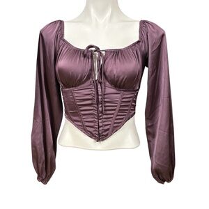 Forever 21 corset style crop top size small